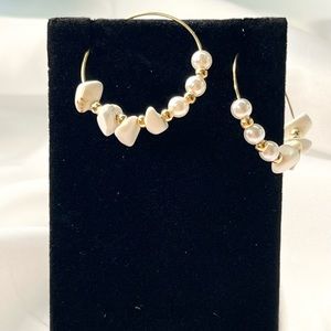 White Pearl hoops